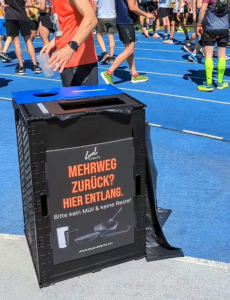 Sammelbehälter für Mehrwegbecher 